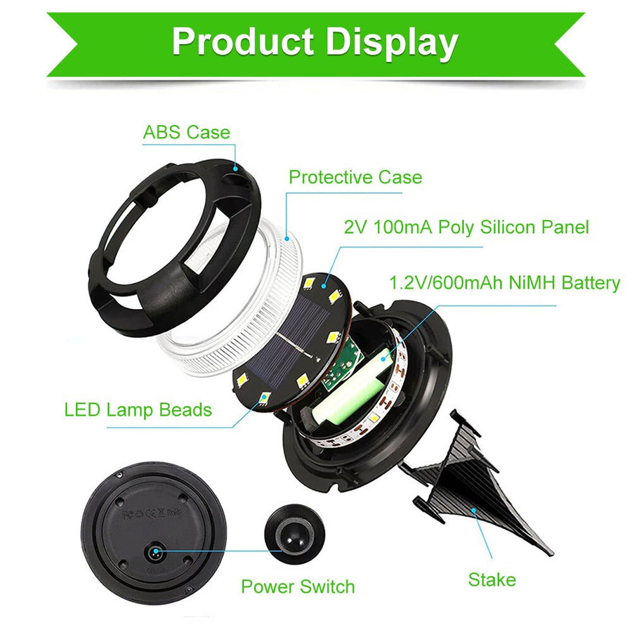Eco Solar Colorful Garden Light - Image 3