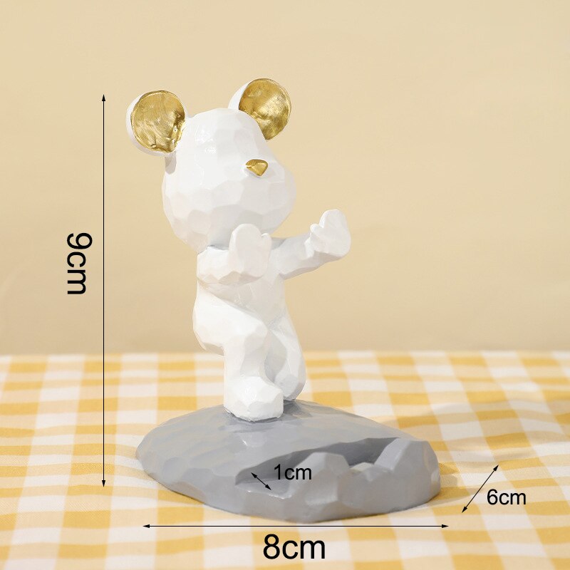 Mini Karate Bear Phone Stand - Image 8
