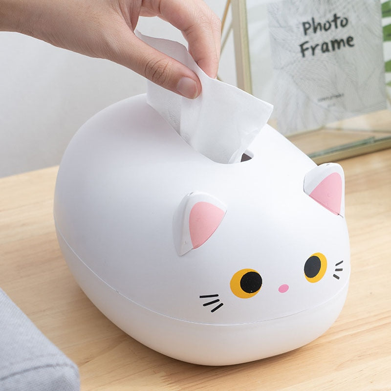 Cat Shaped Desktop Tissue Box - Image 0