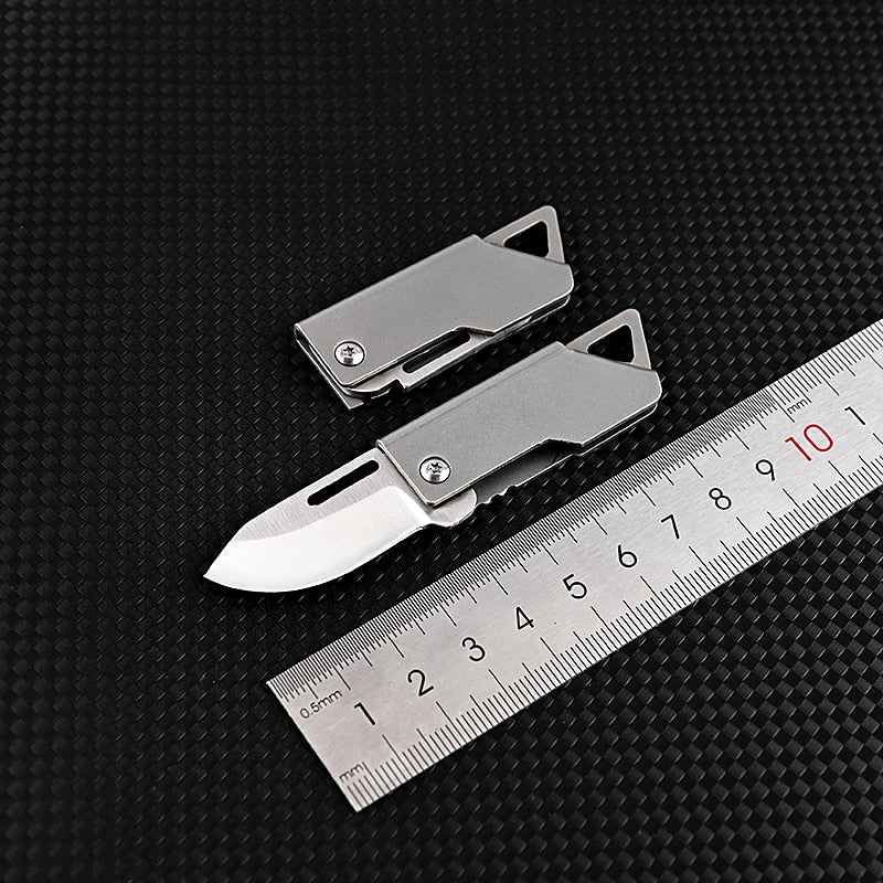 Foldable Master Stainless Steel Survival Mini Knife - Image 1