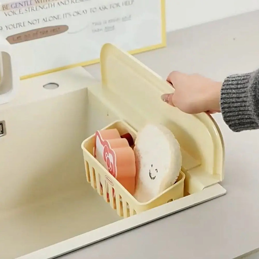 Built-in Basket Adjustable Sink Water Splash Protector - Image 7