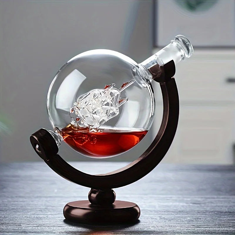 Creative Globe Decanter Set - Image 5