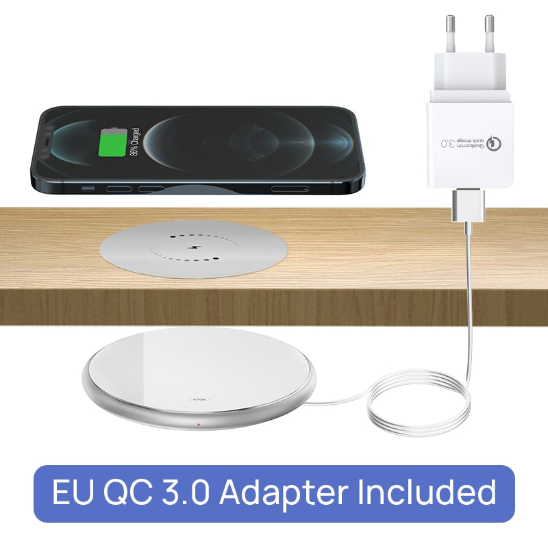 Invisible Under the Desk Wireless Charger - Image 10