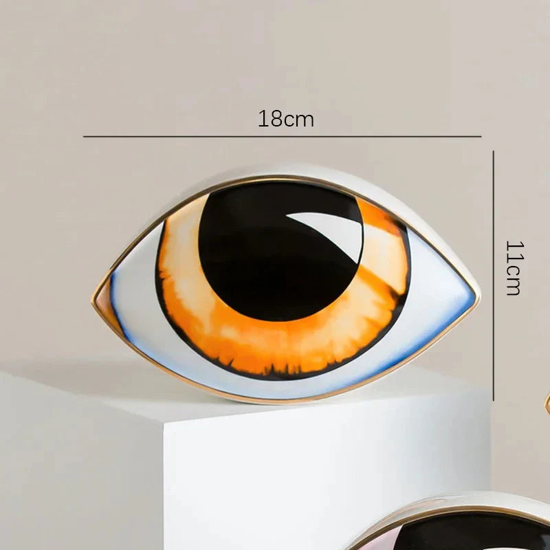 Mystic Eye Sculpture Ceramic Home Decor - Image 5