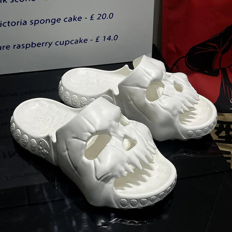 Bone Walk Skull Slide Sandals