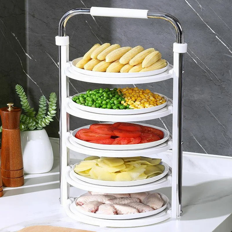 Stack Ease Compact Kitchen Organizer Rack - Image 1