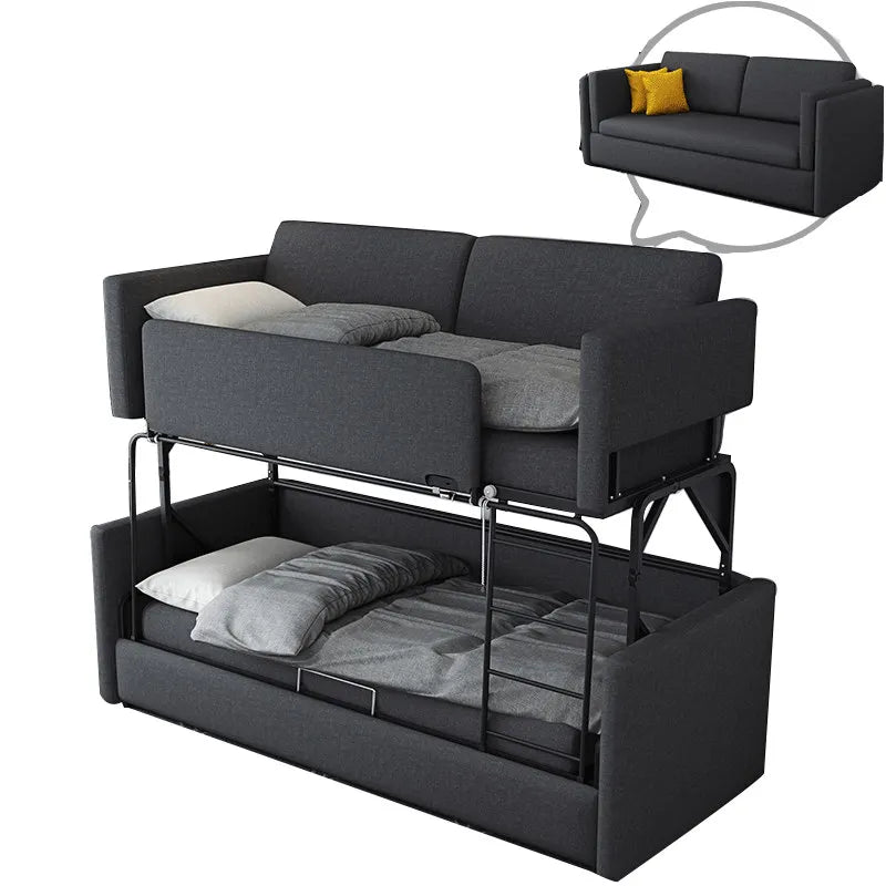 Modern Space Sleeper Saving Foldable Bunk Bed Sofa - Image 1