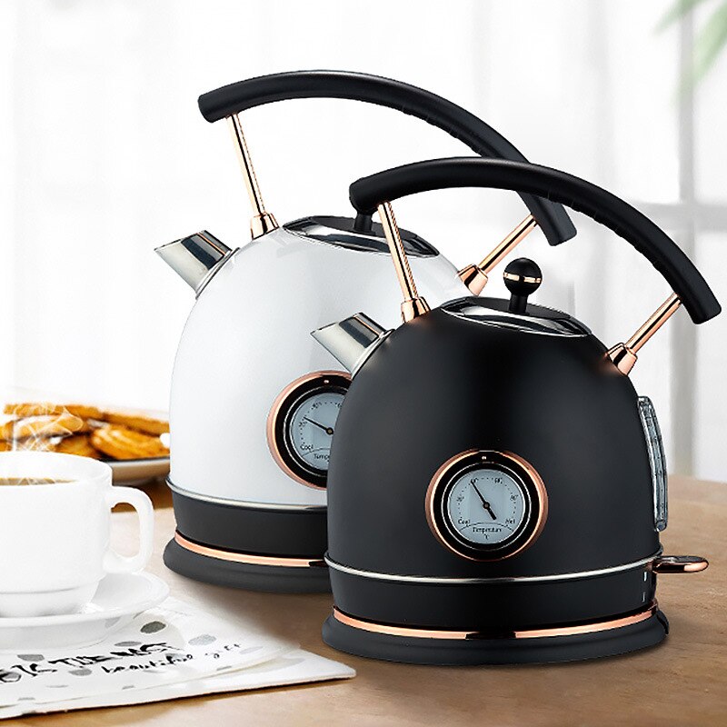 Electric Thermometer Automatic Vintage Style Kettle - Image 4