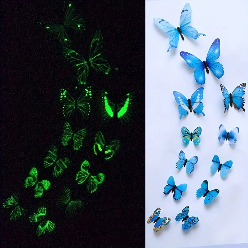 3D Wall Art Magical Luminous Butterfly - Image 1