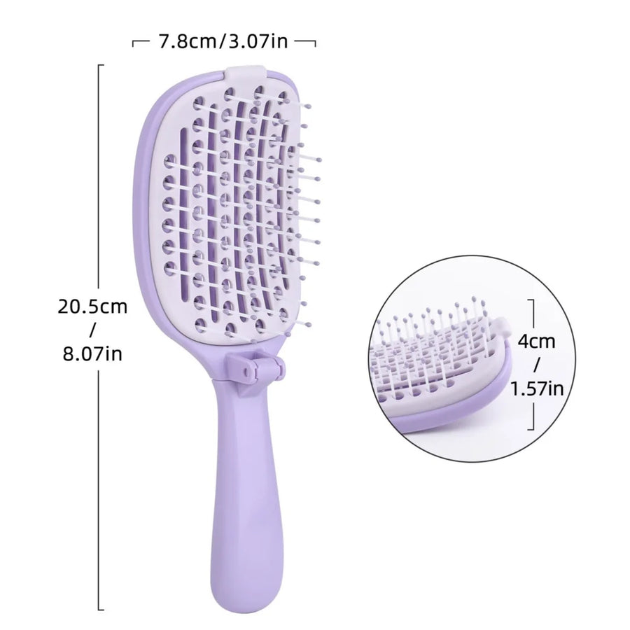 Volume Up Self-Cleaning Detangling Hair Brush