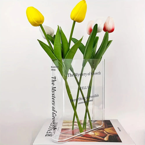 Bloom & Bind Acrylic Book Flower Vase