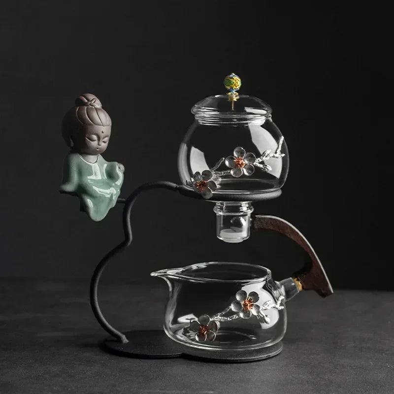 Calm Brew Zen Style Glass Traditonal Teapot - Image 1