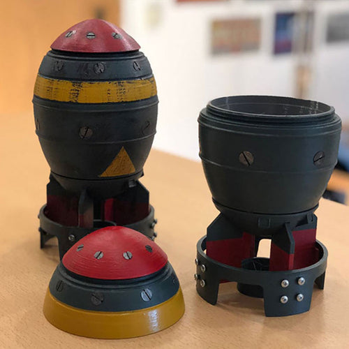 Mini Bomb Home Resin Storage Box - Image 0