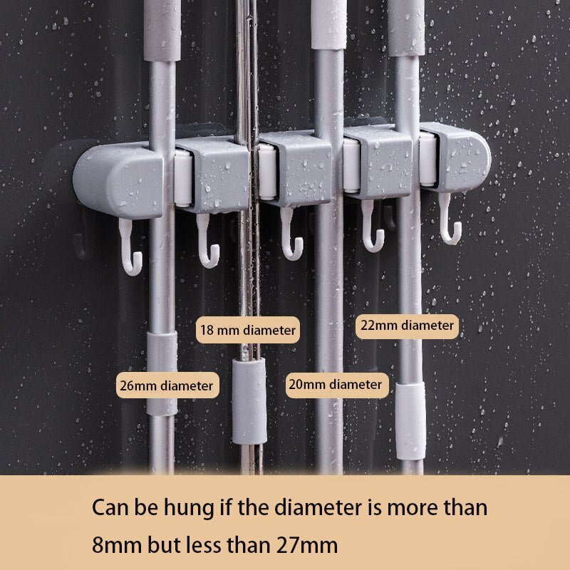 Ultra Clean Wall-Mounted Mop Storage Hook - Image 3