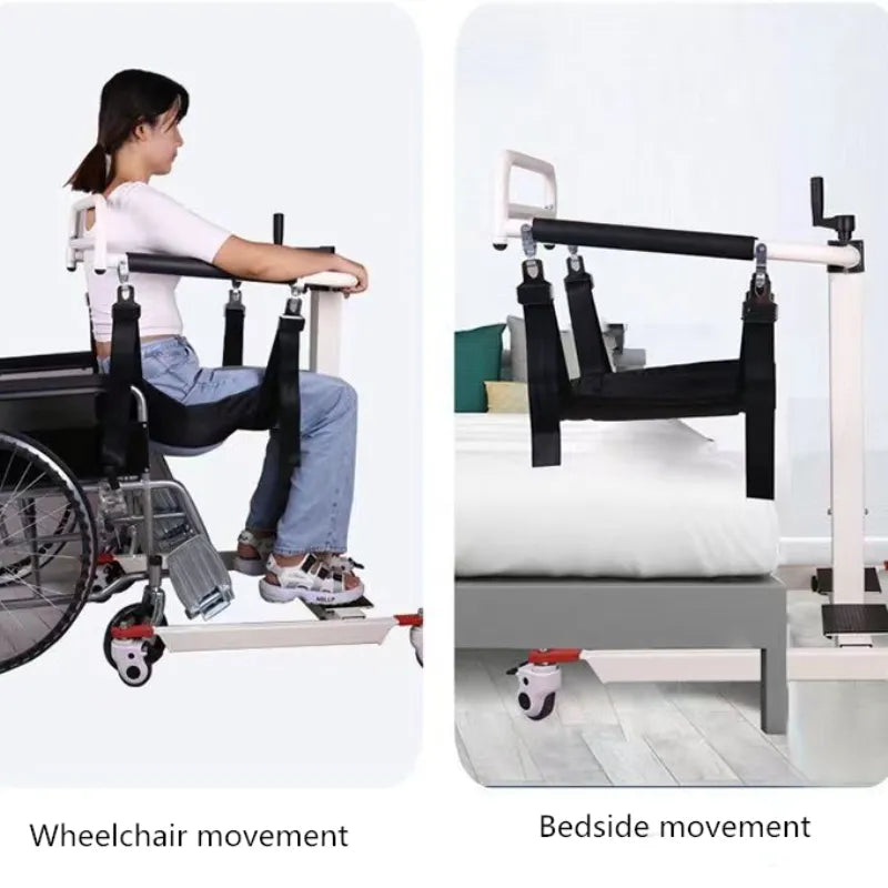 Simplified Elderly Patient Movement Mobility Bed Assistant Wheelchair - Image 1