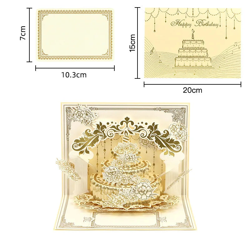 Illuminated Pop Up Birthday Gift Card - Image 7