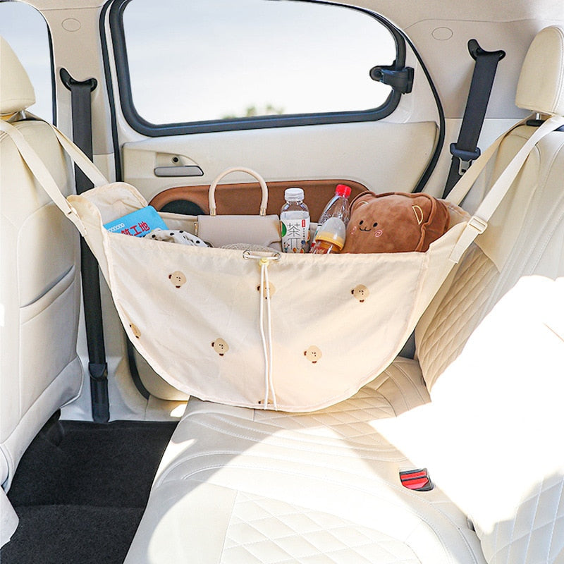 Hangable Car Back Seat Storage Hammock Bag - Image 0