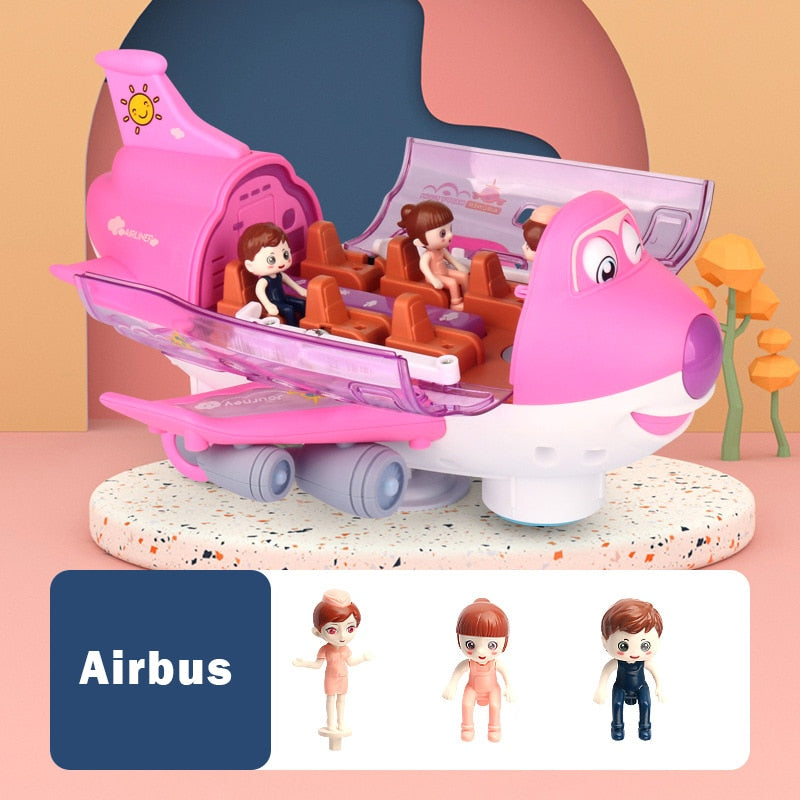 Kids Music Electric Assembled Airbus Toy - Image 3