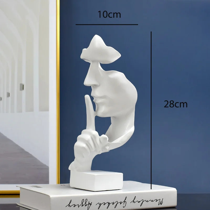 Silent Thinker Abstract Face Home Decor - Image 9