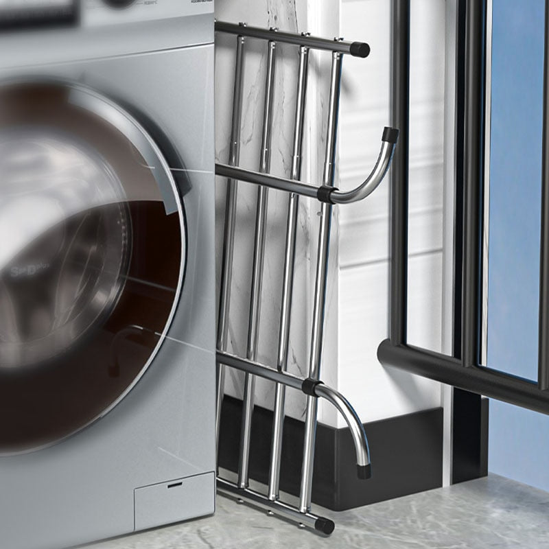 Stainless Steel Foldable Balcony Clothes Hanger - Image 1