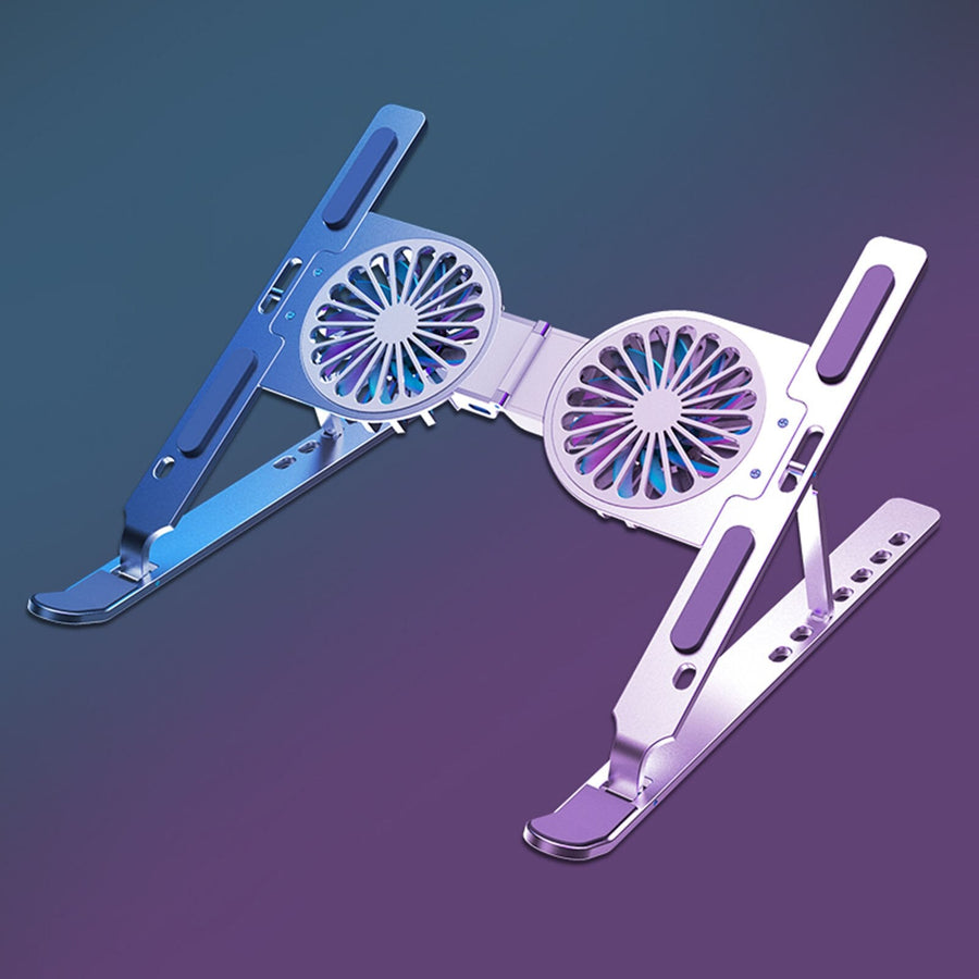 Foldable Dual Fan Laptop Cooler Stand - Image 2