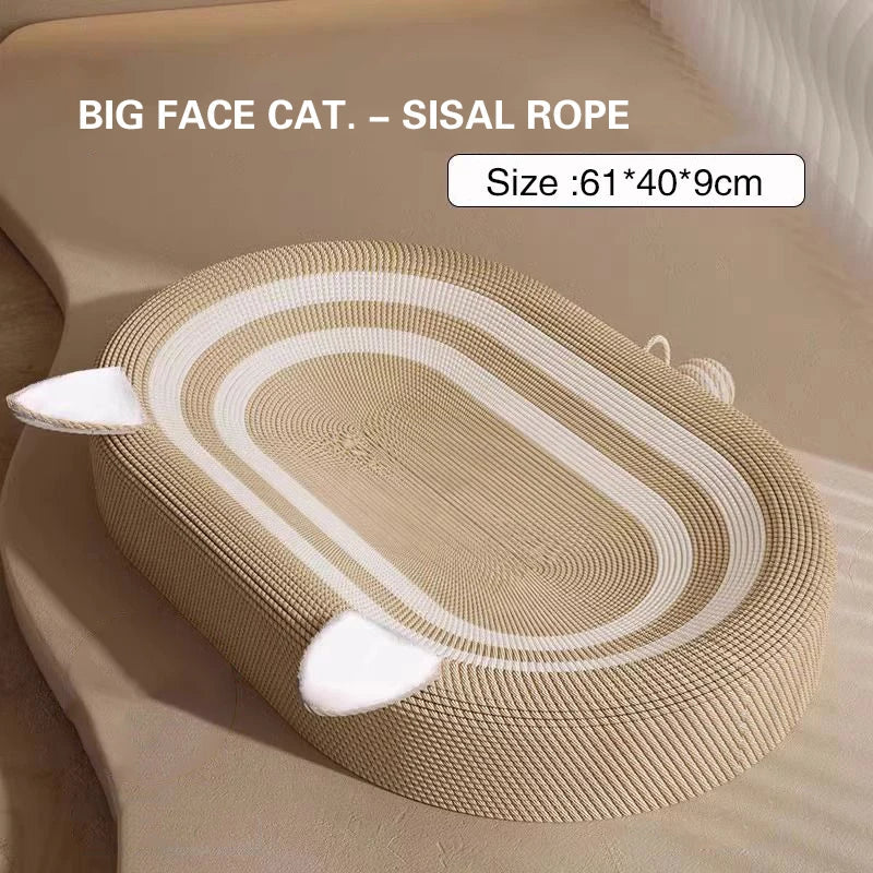Cat Scratch Nest Oval Bed - Image 6