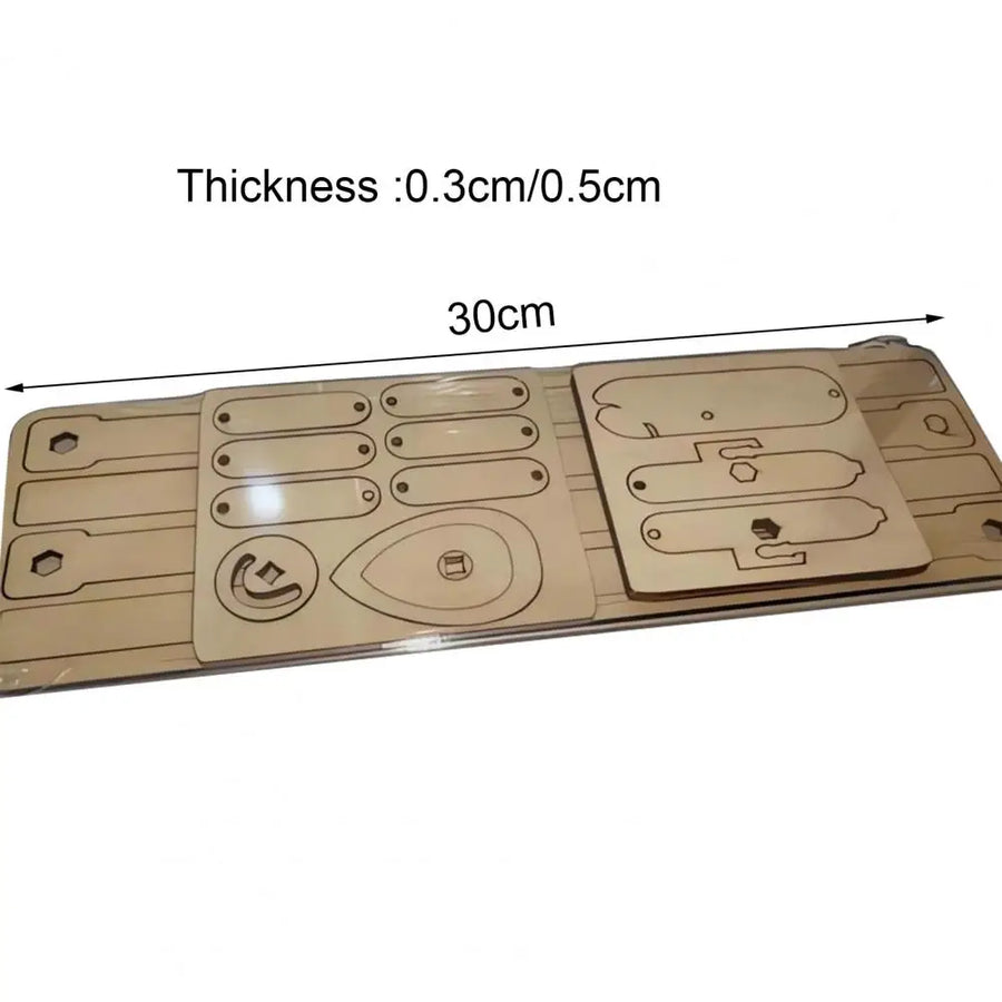DIY Wooden Bots Battle Game Toy - Image 7