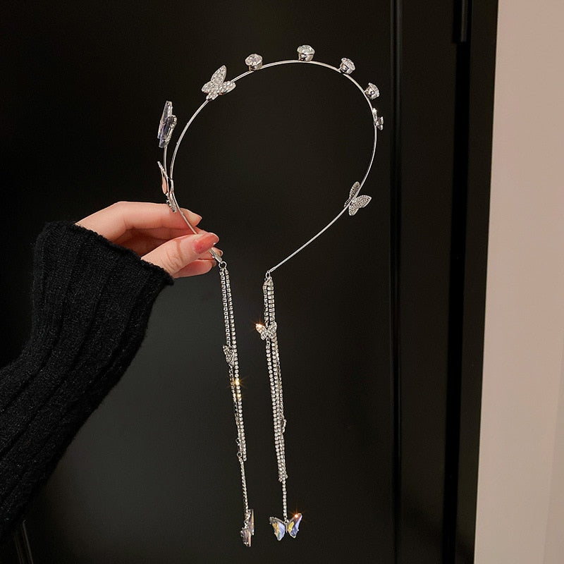 Crystal Dreamweaver Mosaic Butterfly Headband - Image 2