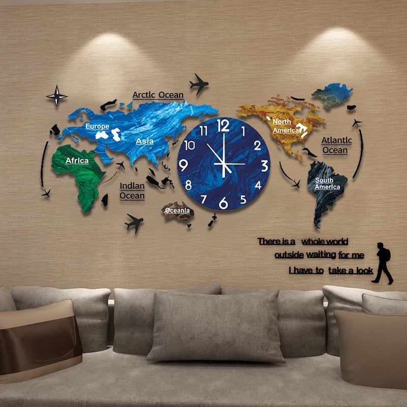 Artsy Time Unique Acrylic 3D DIY Wall Clock - Image 5