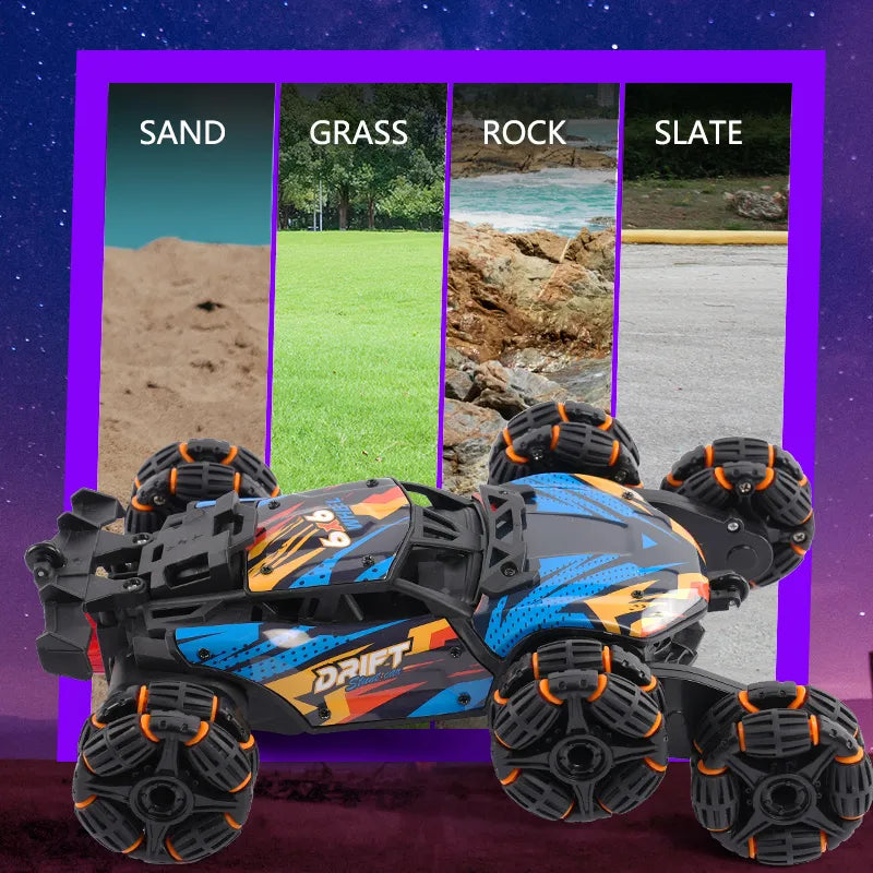Endless Fun Six Wheels RC Stunt Car - Image 4