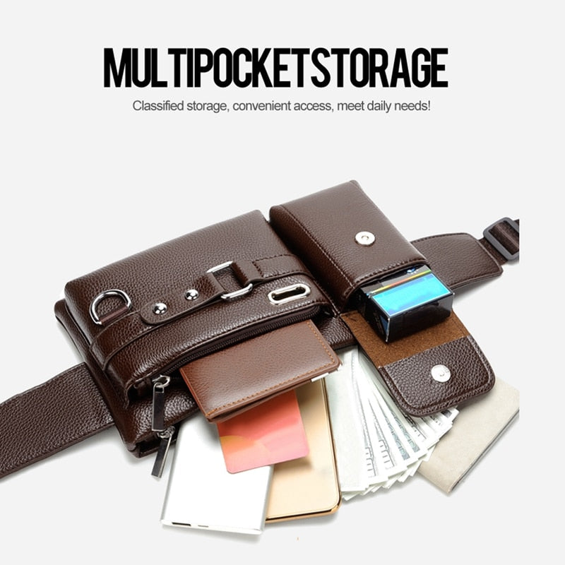 Casual Messenger Single-Shoulder Wallet Bag - Image 2