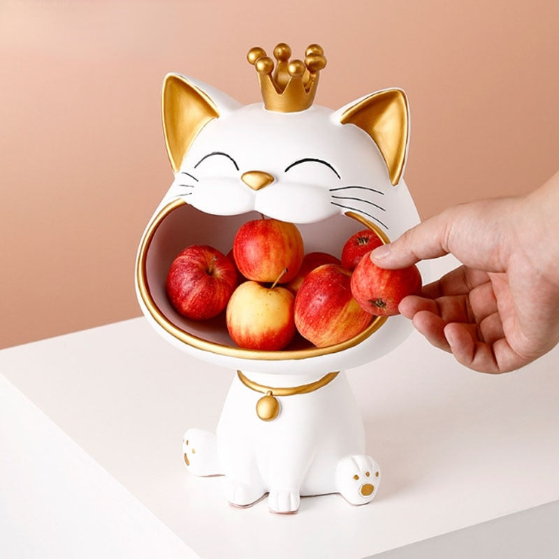 Fortune Kitty Statue Home Storage Box - Image 1