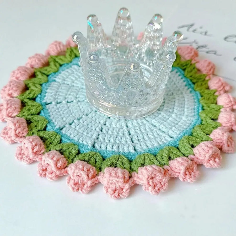 Handcrafted Convertible Yarn Rose Bouquet - Image 5