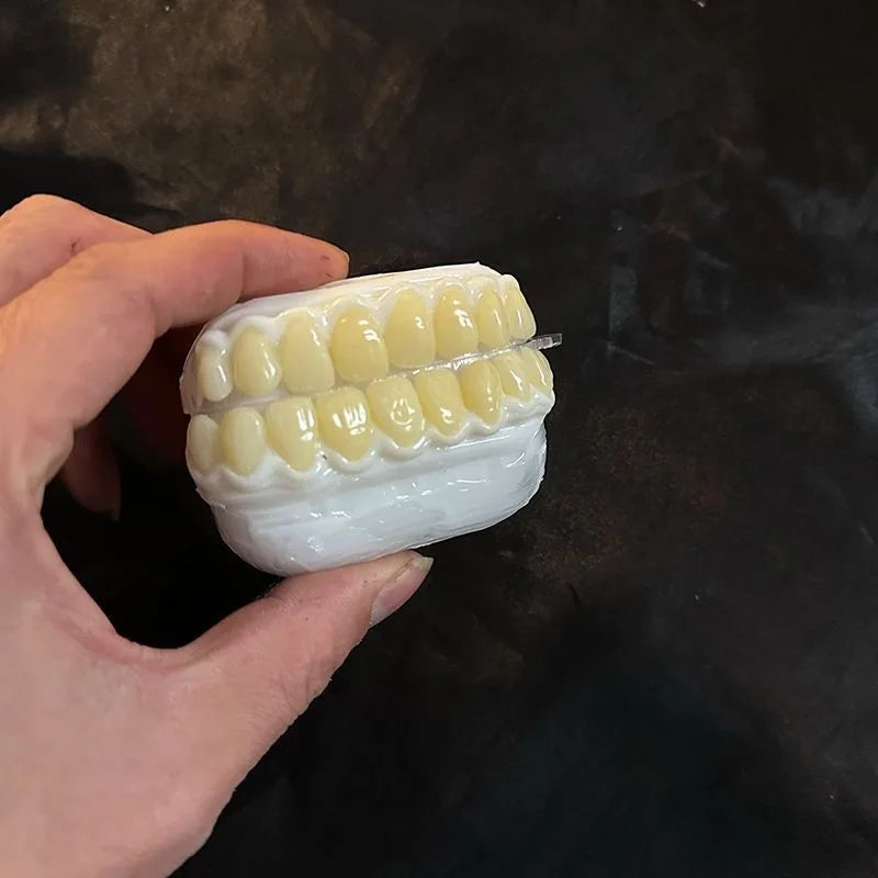 All Smiles Funny Teeth AirPods Cover Case