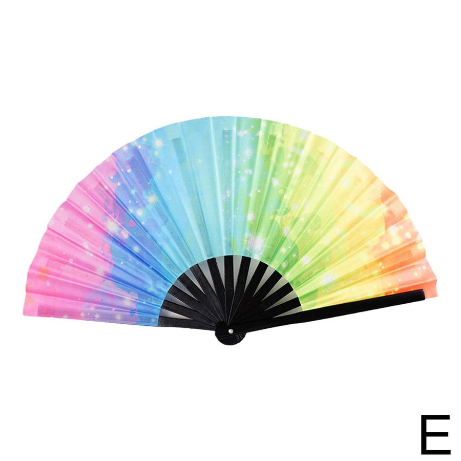 Reflective Japanese Style Folding Hand Fan - Image 8