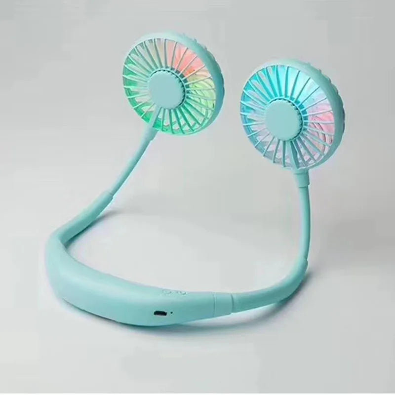 Adjustable Hands-Free Neck Cooling Fan - Image 1