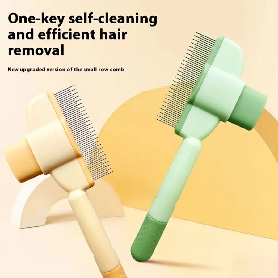 Flea Removal Easy Self-Cleaning Pet Brush - Image 3