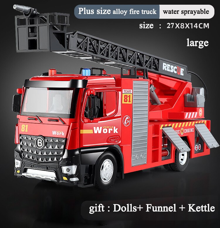 Rescue Mission Multifunctional Kids Large Fire Truck Toy - Image 6