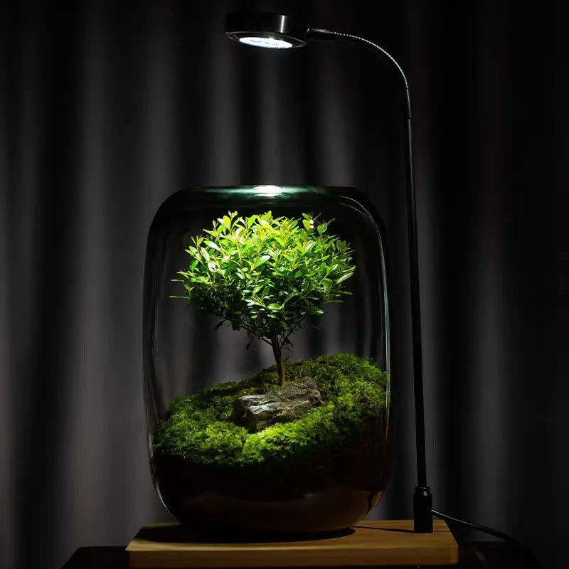 Micro Landscape Green Oasis Glass Vase - Image 1