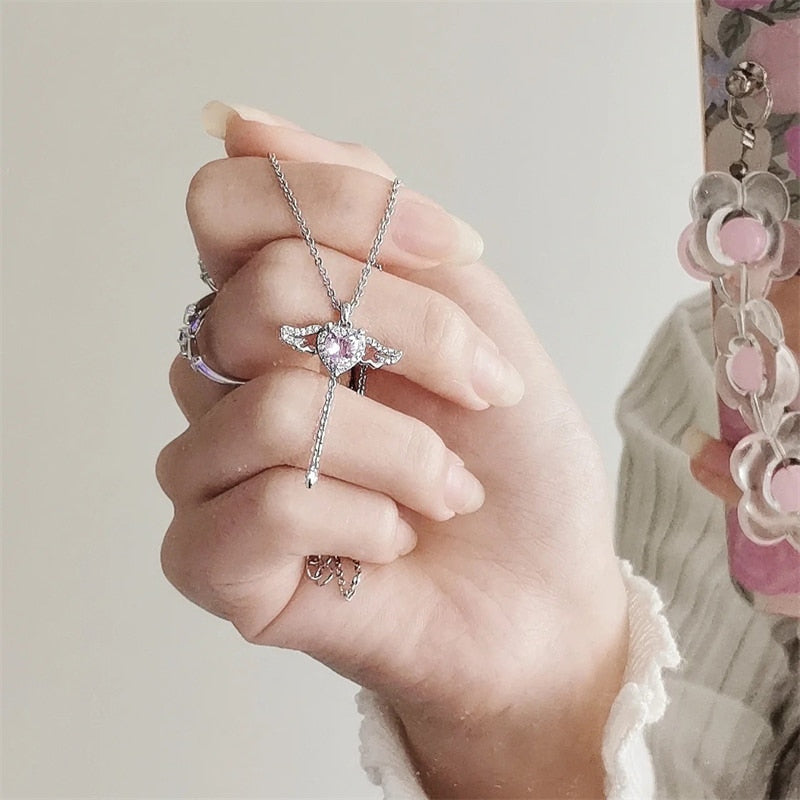 Cupid's Heart of Love Necklace - Image 3
