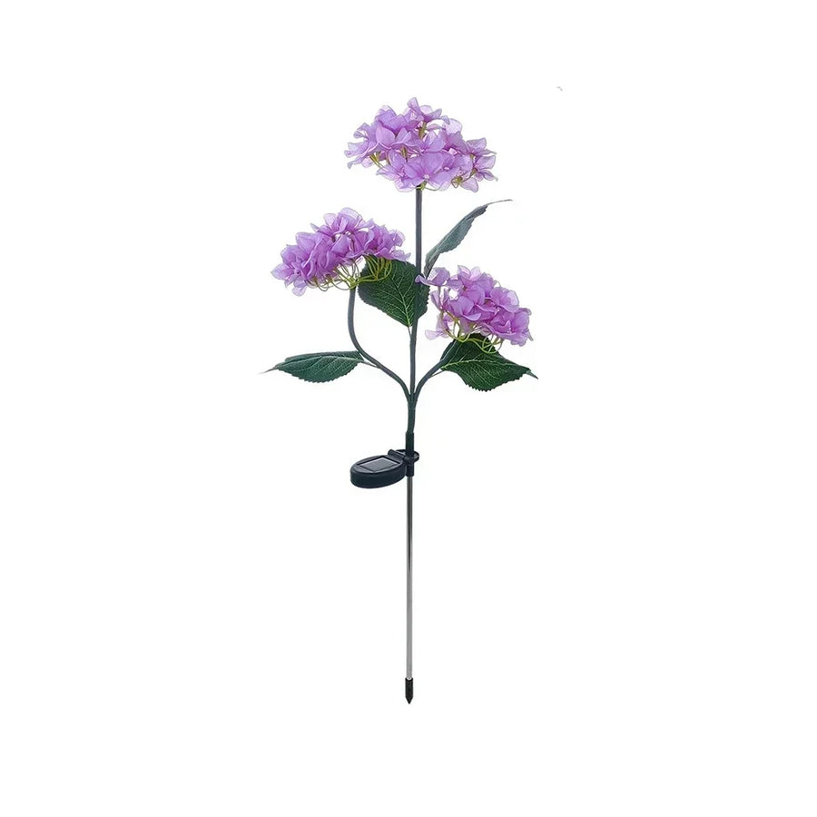 Soft Pink Glow Solar LED Flower Garden Light - Image 6