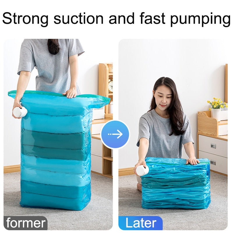 Space Saver Storage Bag Automatic Vacuum Pump - Image 2