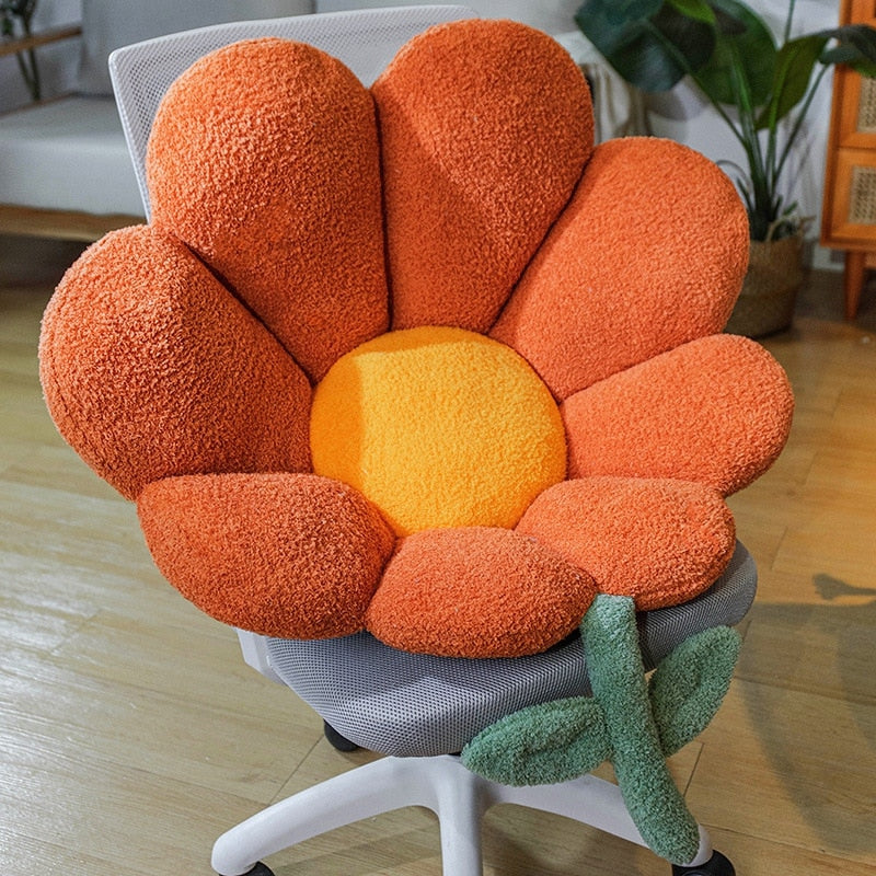 Golden Blossom Sunflower Soft Seat Cushion - Image 2