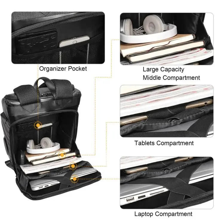 Dynamic Display LED Bluetooth Speaker Backpack - Image 3