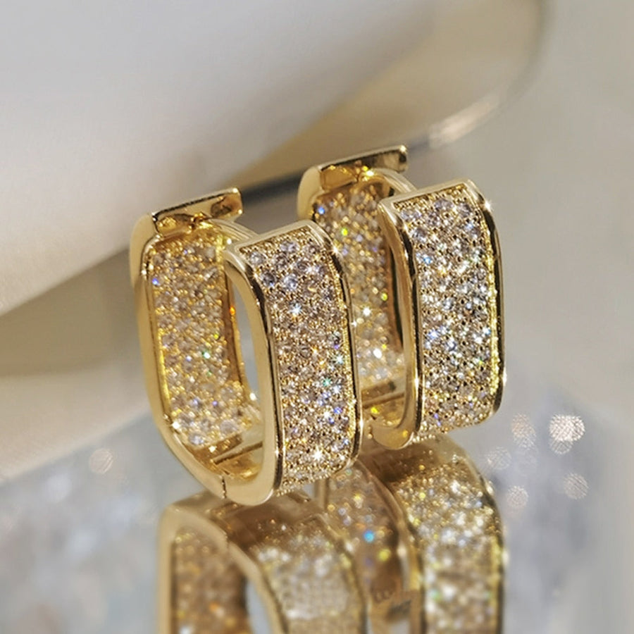 Korean Style Elegant Hoop Earrings - Image 0