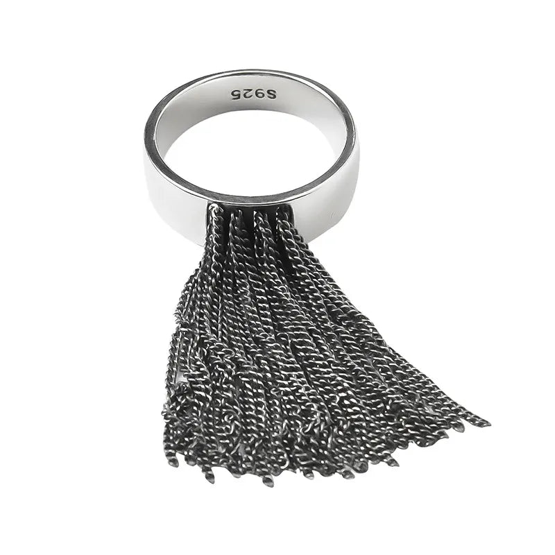 Vintage Geometric Multilayer Ring - Image 3