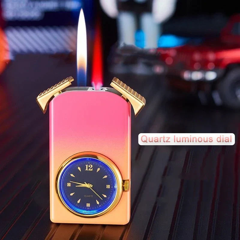 Creative Dual Fire Gradient Color Lighter Watch - Image 3