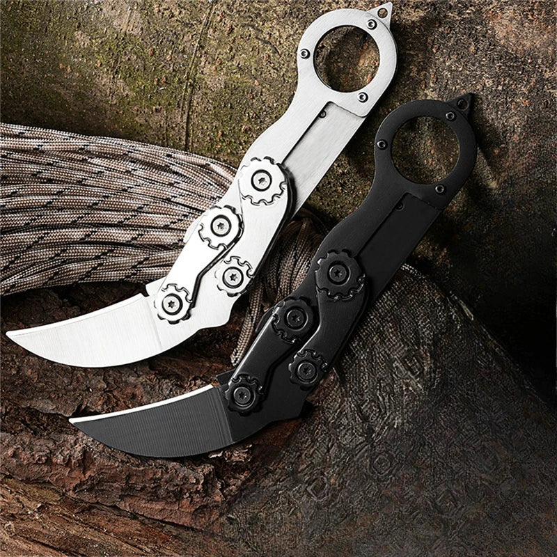 Ergonomic Handle Foldable Karambit EDC Knife - Image 1