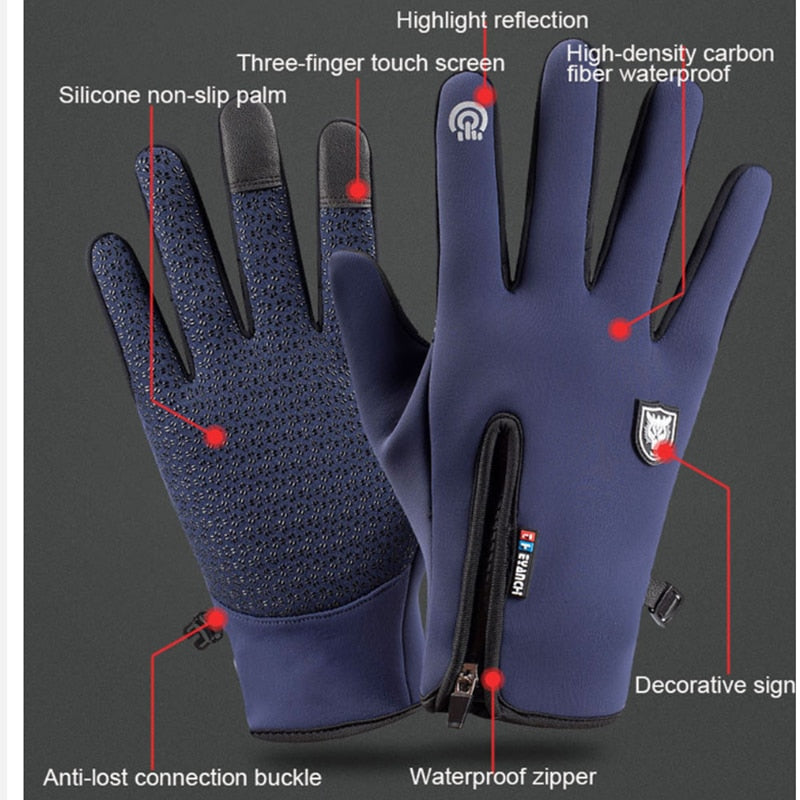 Winter Waterproof Thermal Touch Screen Gloves - Image 2