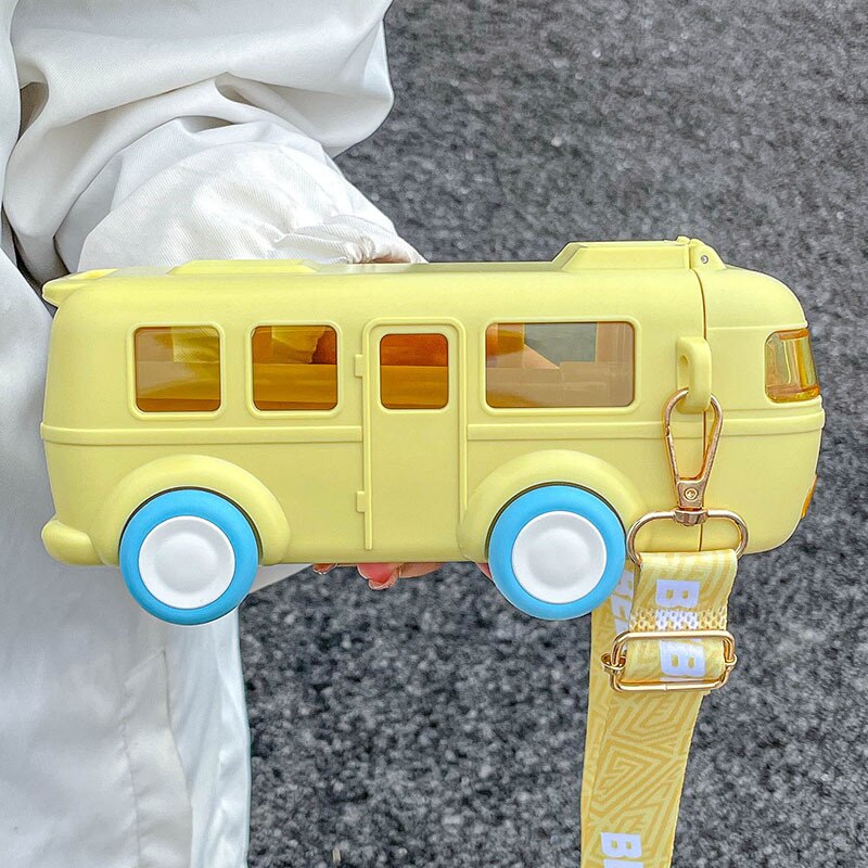 Cute Bus Leak-Proof Little Rider Water Bottle - Image 3
